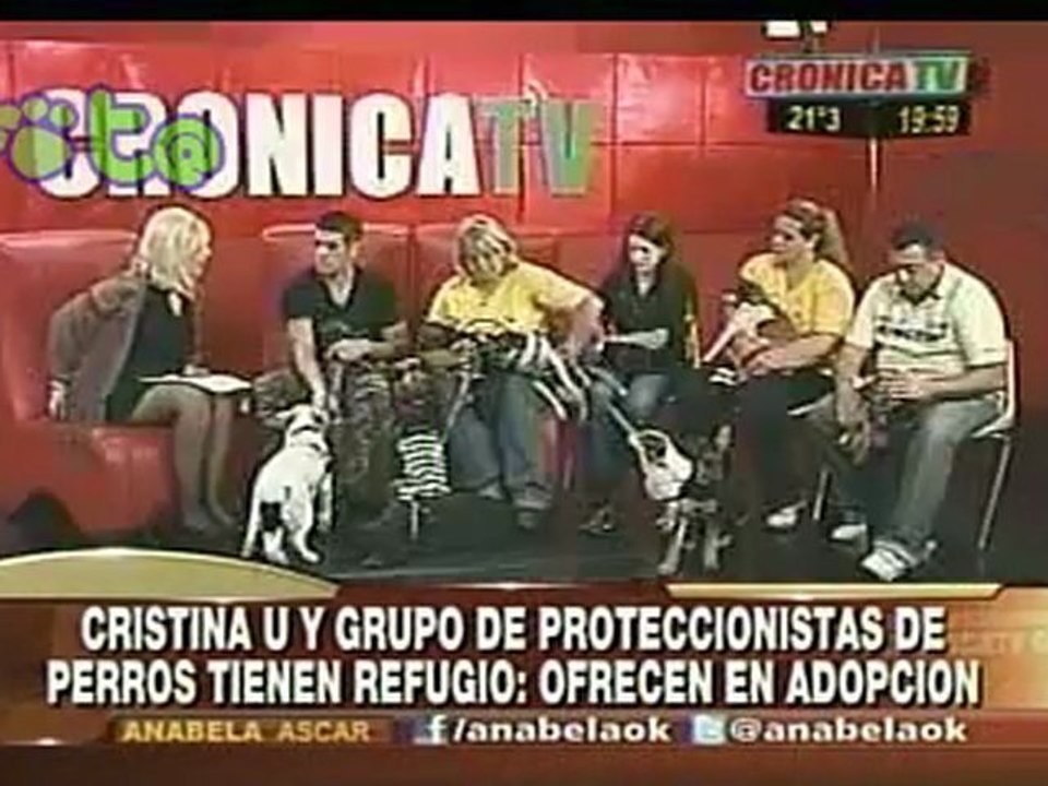 Cristian U con Anabela hablando de @REFUASIS 14-9