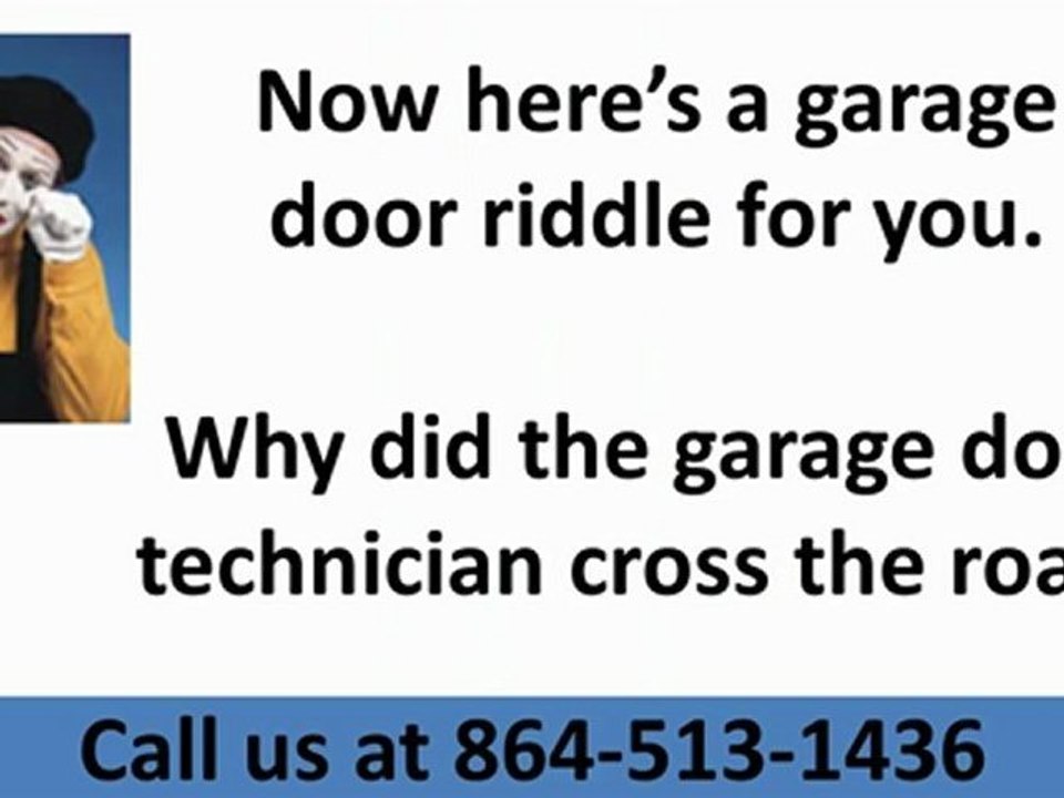 Easley SC Garage Door Repair 864-513-1436