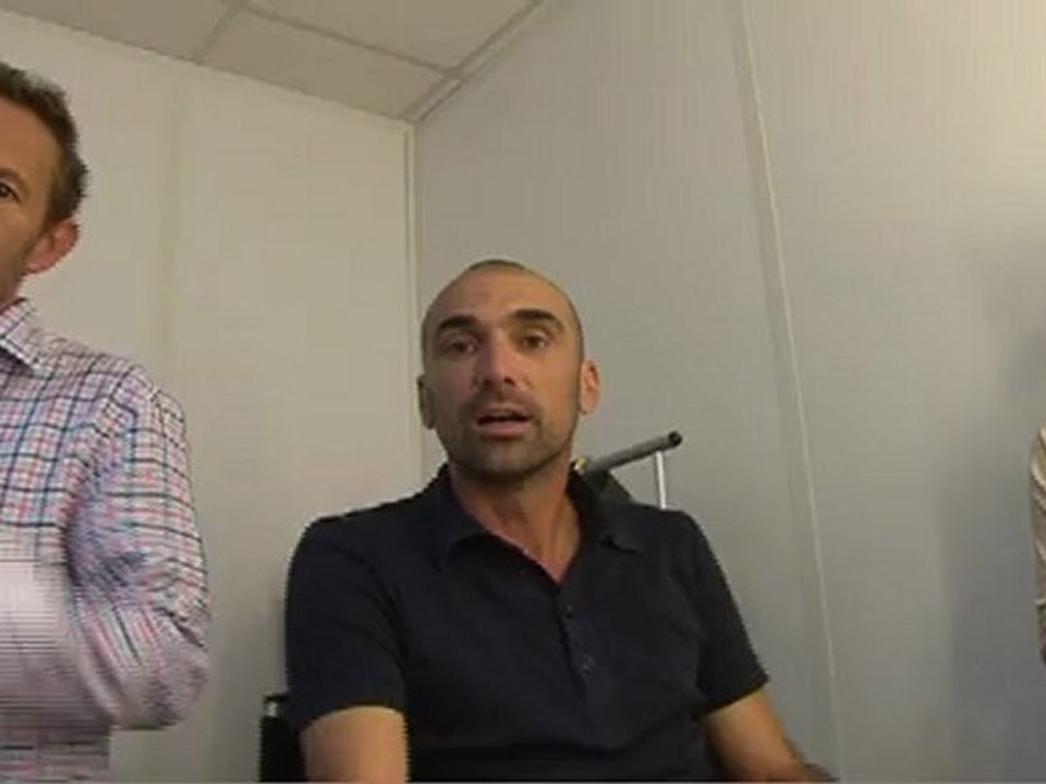 Jérôme Alonzo présente son émission sur sport365