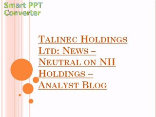 Talinec Holdings Ltd