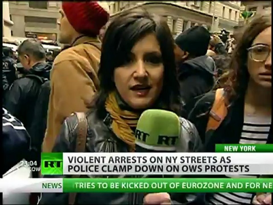 RT inside 'Day of Action': Mass arrests, OWS blame NYPD for brutality
