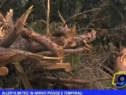 Allerta meteo, in arrivo piogge e temporali