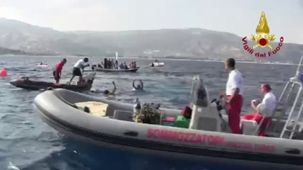 Soverato (CZ) - Assistenza VVF a record apnea (11.09.12)