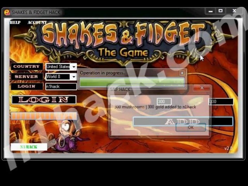 Shakes & Fidget Hack 2012 Cheat Tool [Free Mushrooms and Gold] [Proof] [Mediafire]