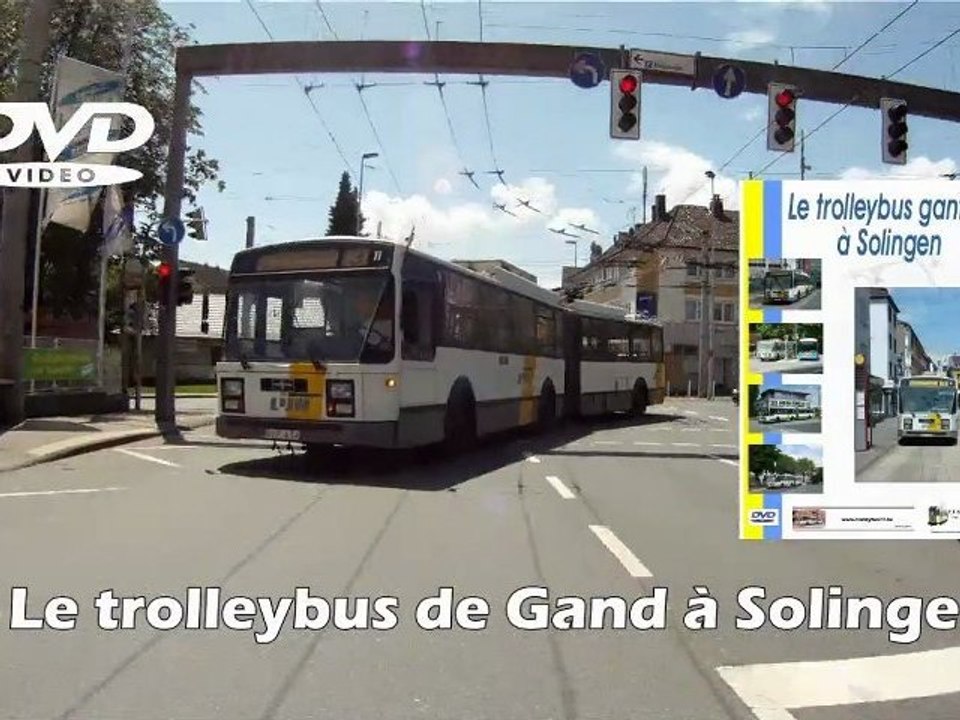 Ex-Ghent trolleybus11 in Solingen (DVD promo)