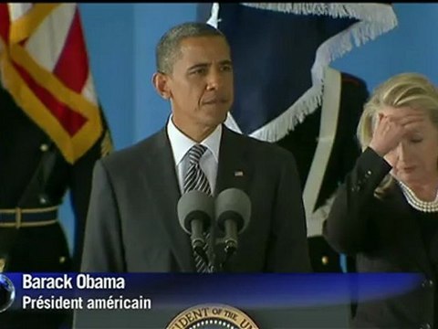 Etats-Unis: retour des corps des 4 hommes tués en Libye