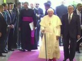 Lebanon: Pope Benedict XVI travels presidential palace