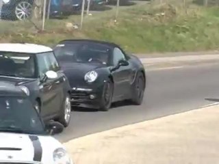 Porsche 911 Cabriolet (2009) spy video