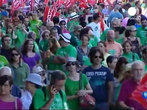 Madrid, manifestazione nazionale contro austerità