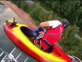 BUNGY JUMP en... CANOE KAYAK ! Aventure Parc Pays des Lacs 2012