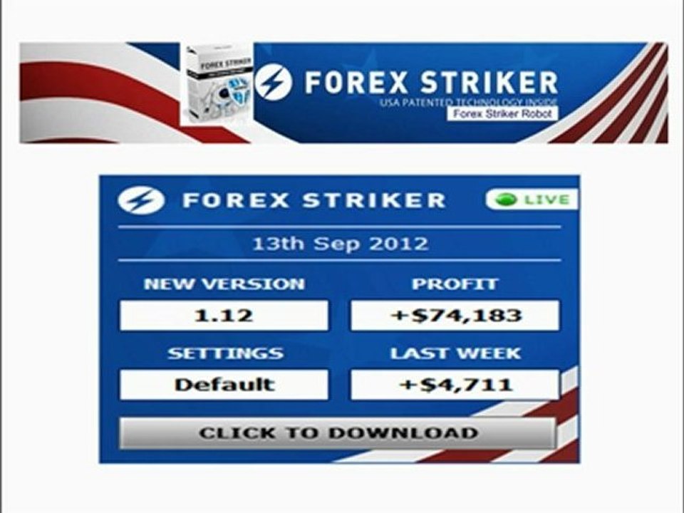 Get 60% Forex Striker Rebate