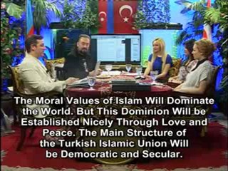 The moral values of Islam will dominate the world but..............
