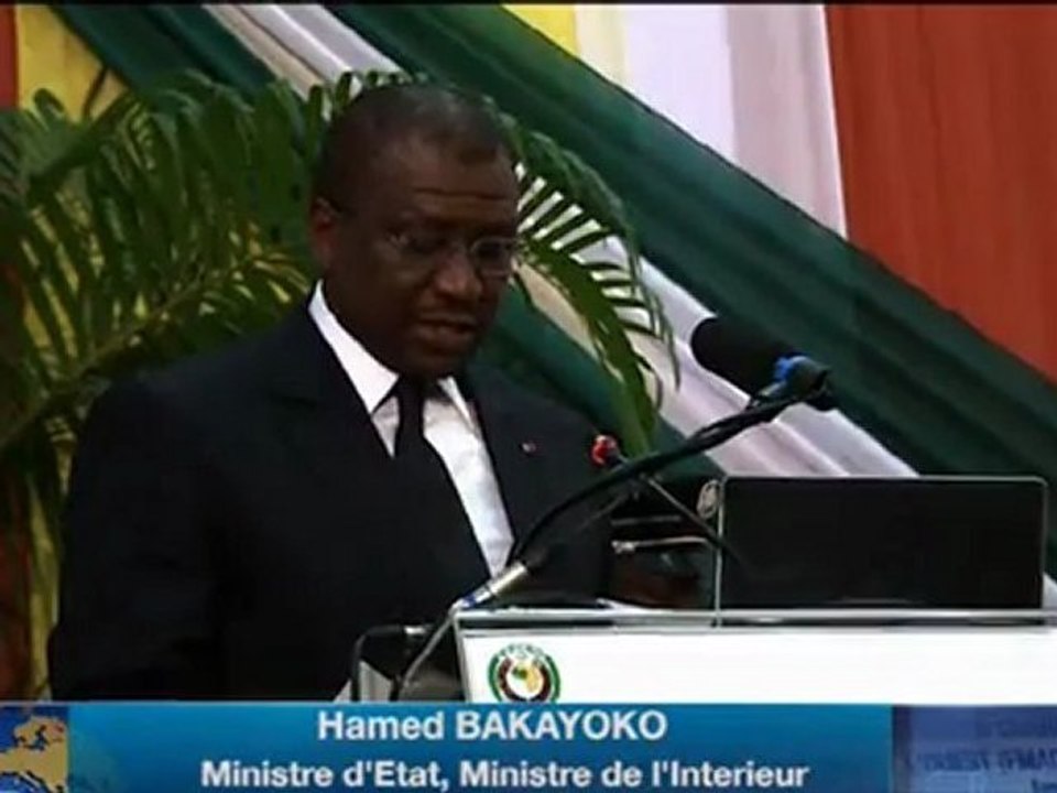 CEREMONIE DE CLOTURE DU 9è FORUM MINISTRES EN CHARGE DE LA SECURITE EN AFRIQUE DE L'OUEST