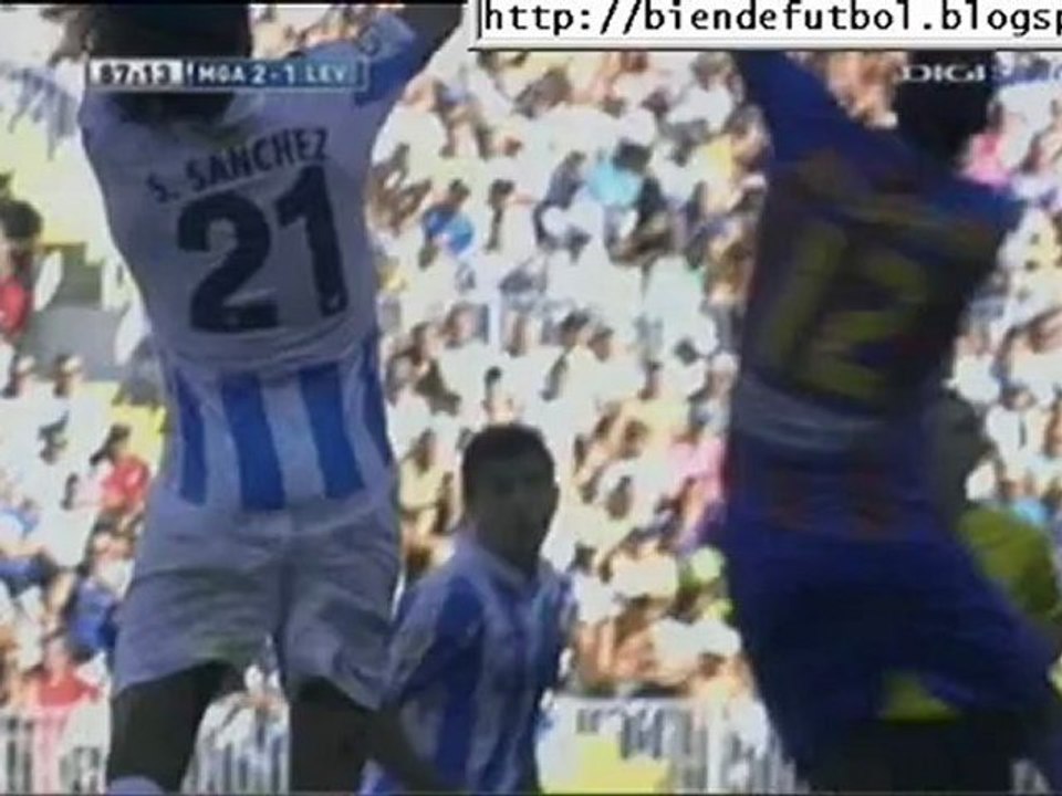 Málaga vs Levante 3-1 Highlights