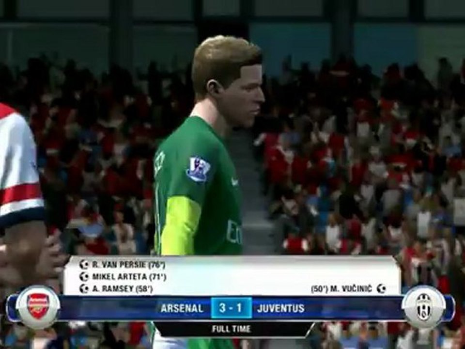 *Megacomeback av Arsenal mot Juventus i fifa 13 demo*