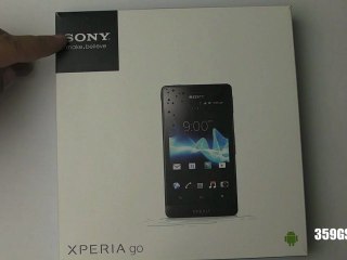 Sony Xperia go Unboxing