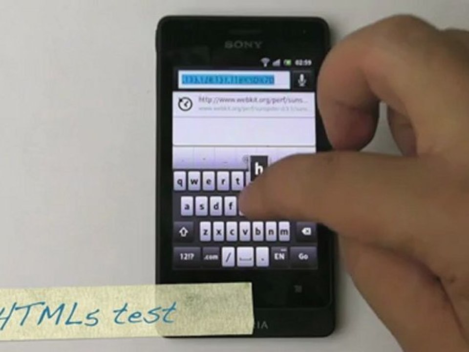 Sony Xperia go Browser