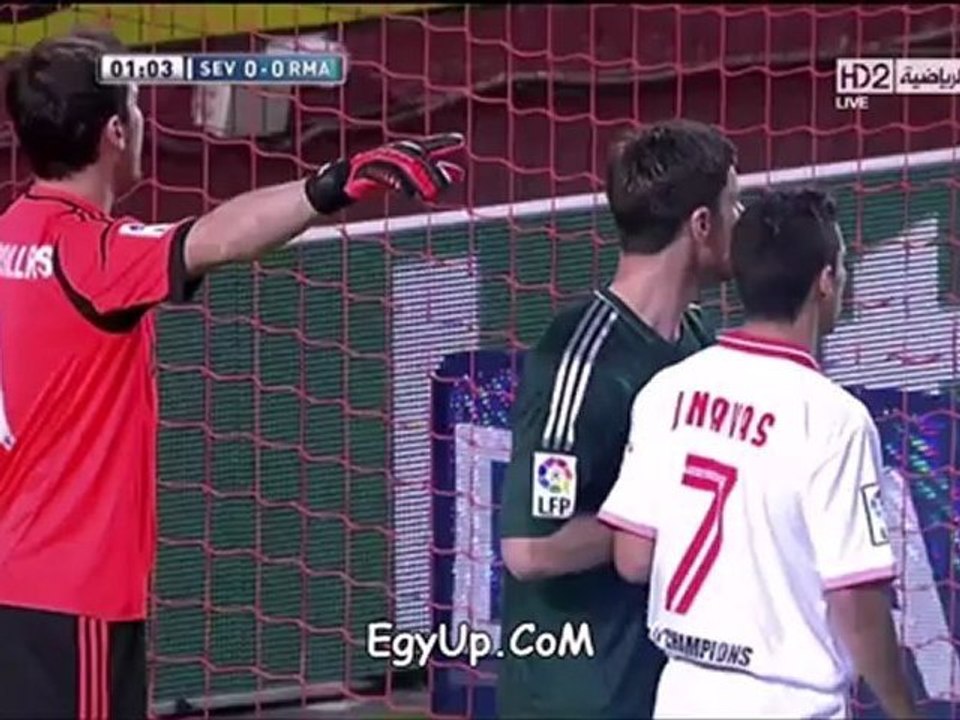 اهداف مباراة اشبليه وريال مدريد 0/1 15/9/2012