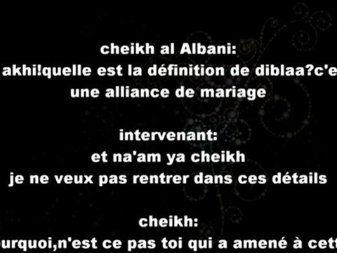les alliances de mariage - cheikh al Albani - Vidéo Dailymotion