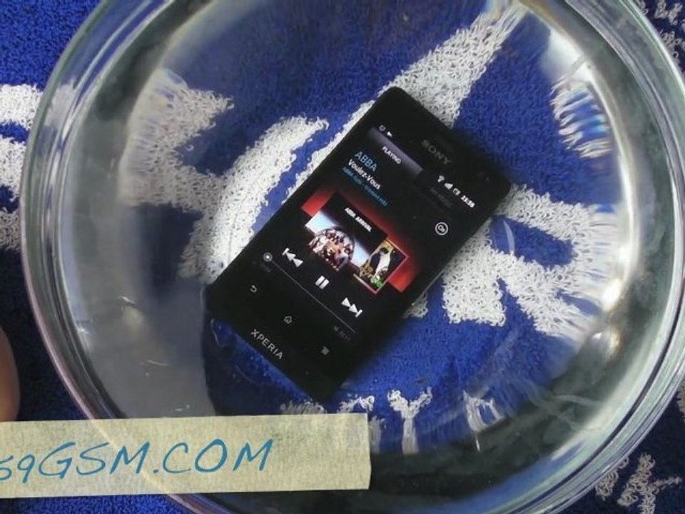 Sony Xperia go IP67 certified