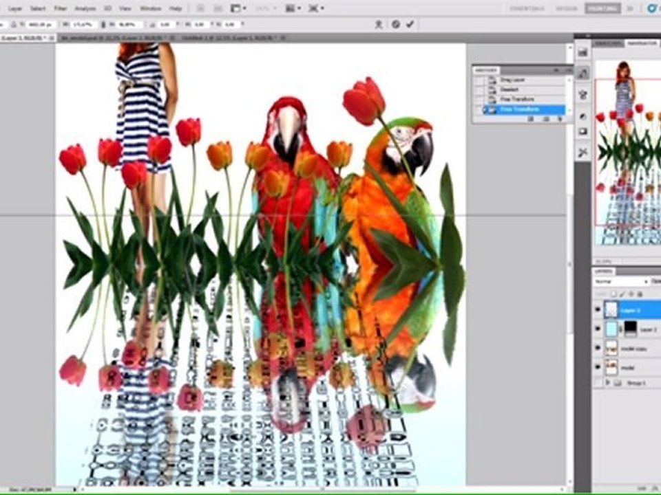 Water Suface Effect - Photoshop Edit Commentary