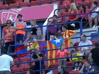 TV3 - Telenotícies - El Barça, amb la senyera