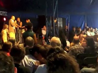 Sabotage à la Fête de l'Huma - agression contre Caroline Fourest