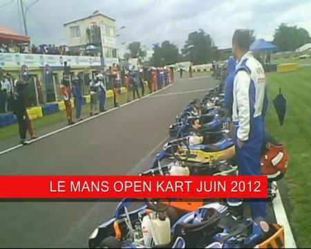 Départ des 24H du Mans Open Kart - MINIBOU - Juin 2012