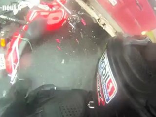 Crash en Yamaha YBR 125