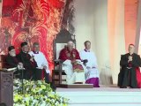 Young Lebanese welcome Pope Benedict XVI