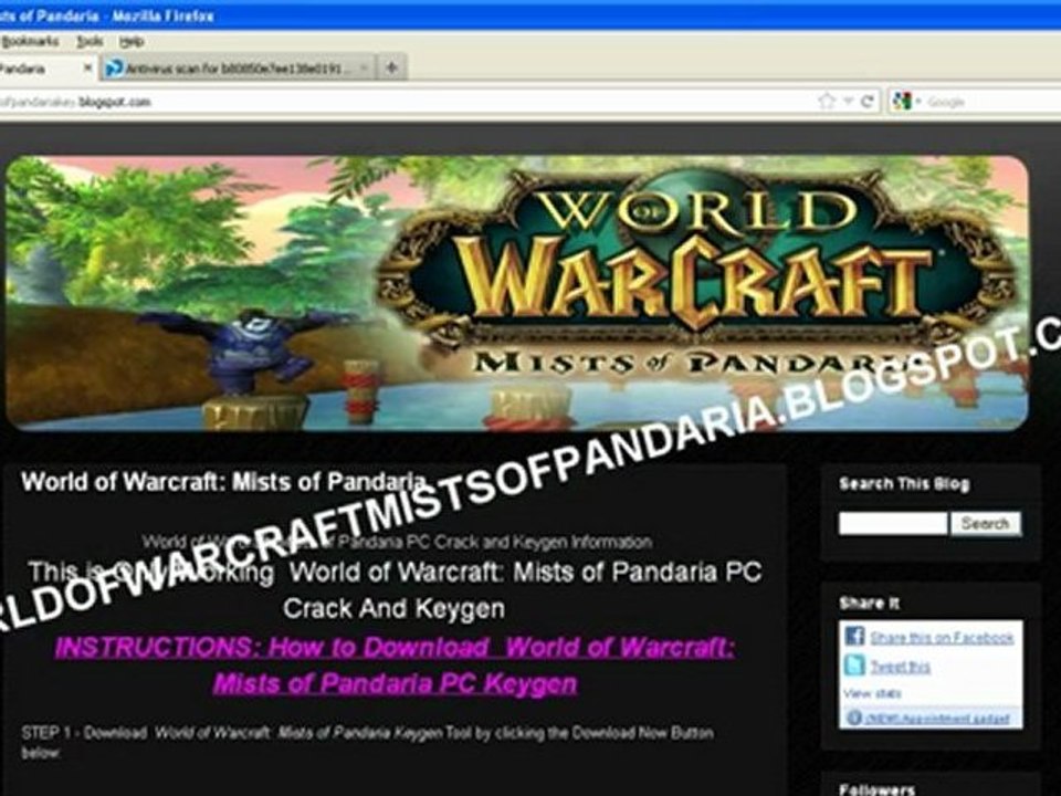 World Of Warcraft Mists Of Pandaria Crack - Video Dailymotion