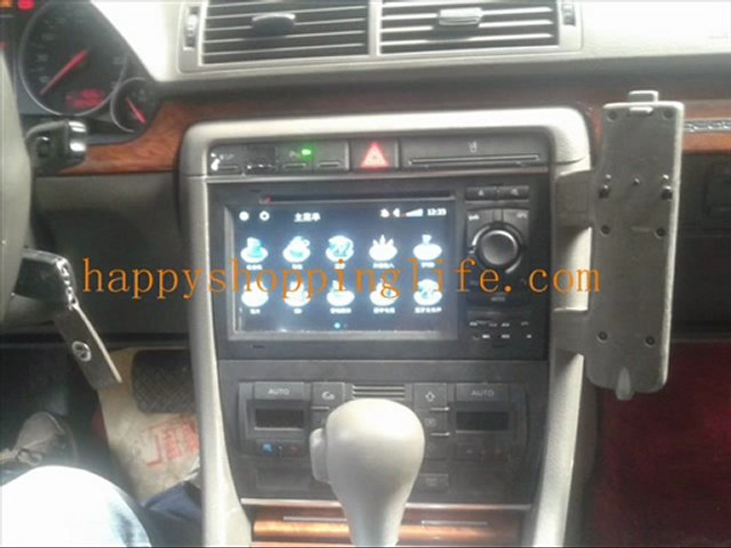 how to install audi A4 DVD Player GPS Navigation bluetooth - video  Dailymotion
