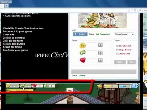 Chef Ville Cheat Hack : LINK DOWNLOAD September 2012 Update