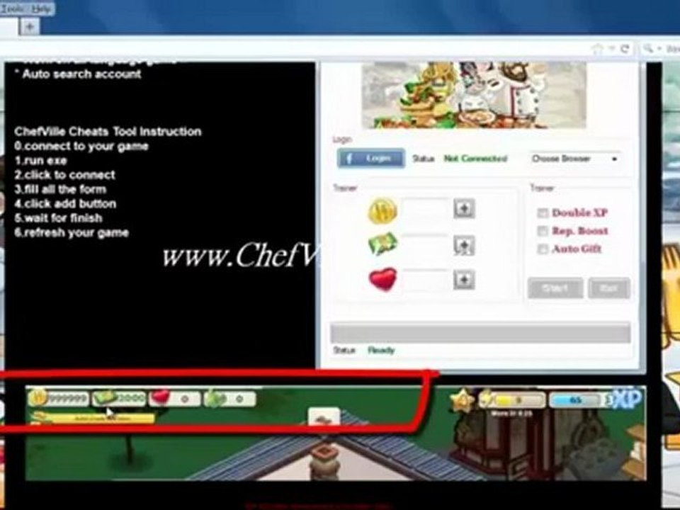 Chef Ville Cheat Hack : LINK DOWNLOAD September 2012 Update