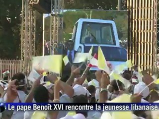 Le pape Benoît XVI rencontre la jeunesse libanaise