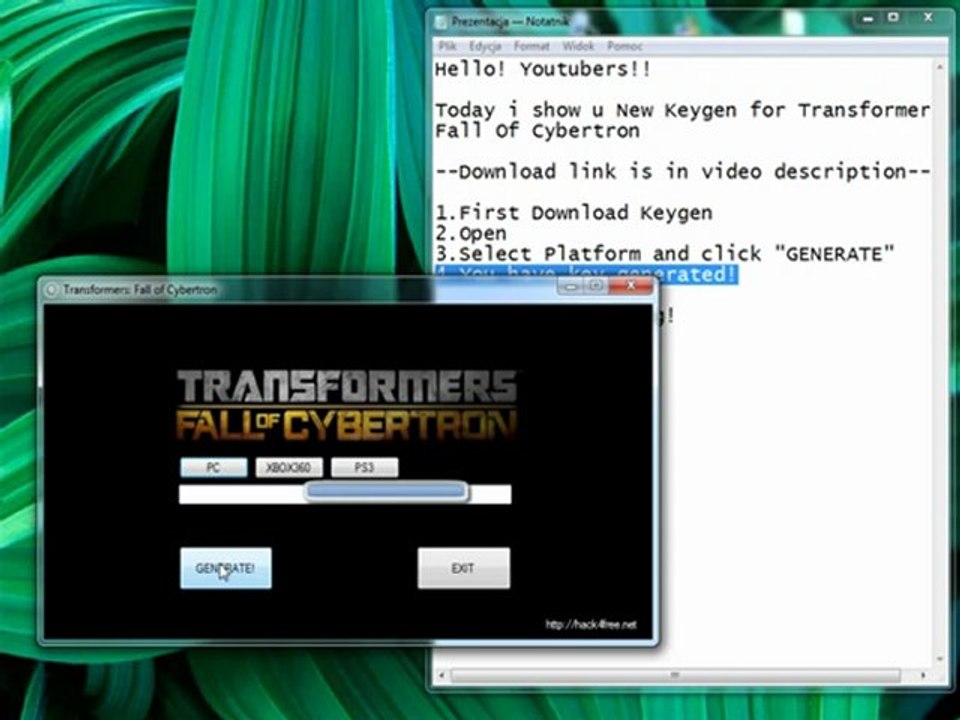 Transformers Fall Of Cybertron Steam Keygen + FREE Download + video