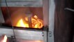 hot aluminium dross processing machine operation video