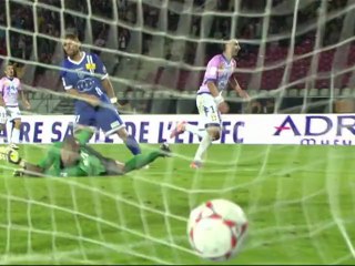 But Cédric BARBOSA (78ème) - Evian TG FC - SC Bastia (3-0) - saison 2012/2013