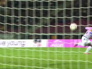 But Yannick SAGBO (73ème) - Evian TG FC - SC Bastia (3-0) - saison 2012/2013