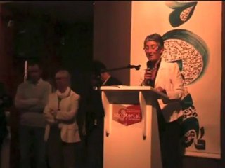 vernissage de l'exposition du calligraphe Abd elMalik Nounouhi au Scriptorial d'Avranches (50)