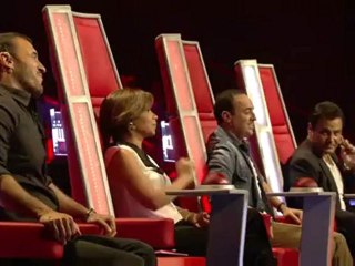 ربى خوري من فريق كاظم الساهر  في برنامج احلى صوت