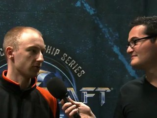 Lowely avant son match contre Babyknight - WCS Starcraft 2