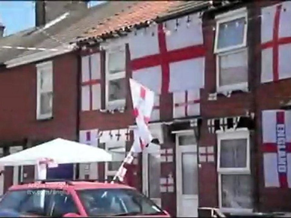 Anglia News Football FIFA South Africa World Cup 2010 Portugal Supporters Flags & Patriotic Parrot