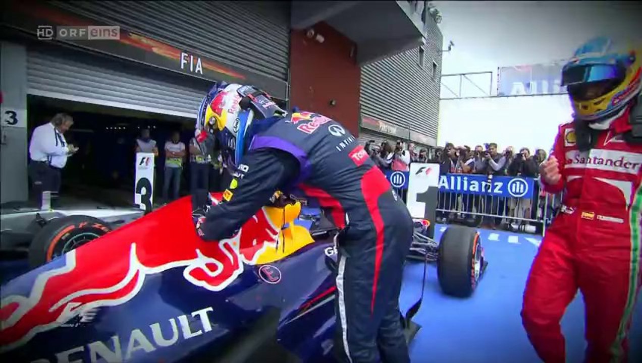 F1 2013 Belgium GP Race Highlights/Outro [HD]