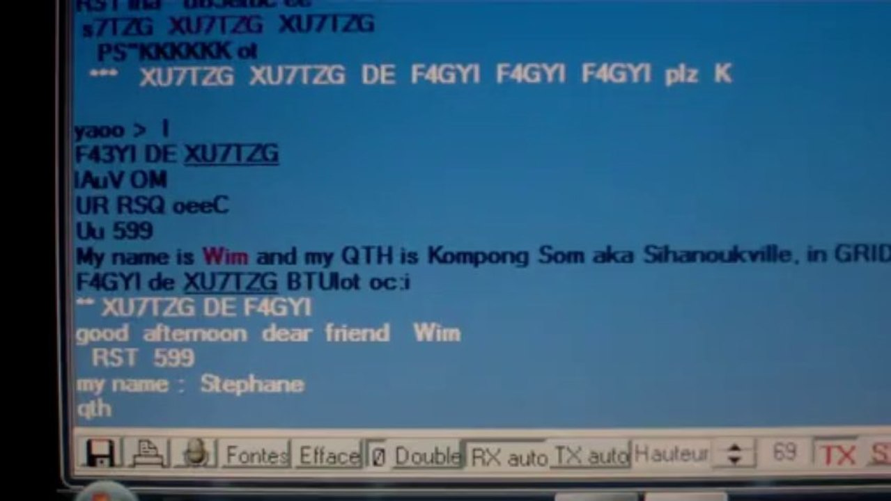 QSO AVEC XU7TZG  ( CAMBODIA )