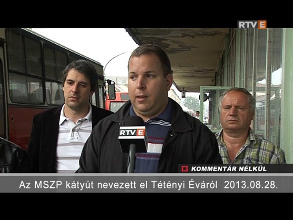 Az MSZP kátyút nevezett el Tétényi Éváról 2013.08.28.