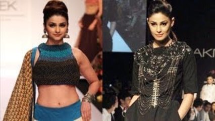 Prachi Desai & Pooja Gupta Walks The Ramp @ Lakme Fashion Week Winter / Festive 2013