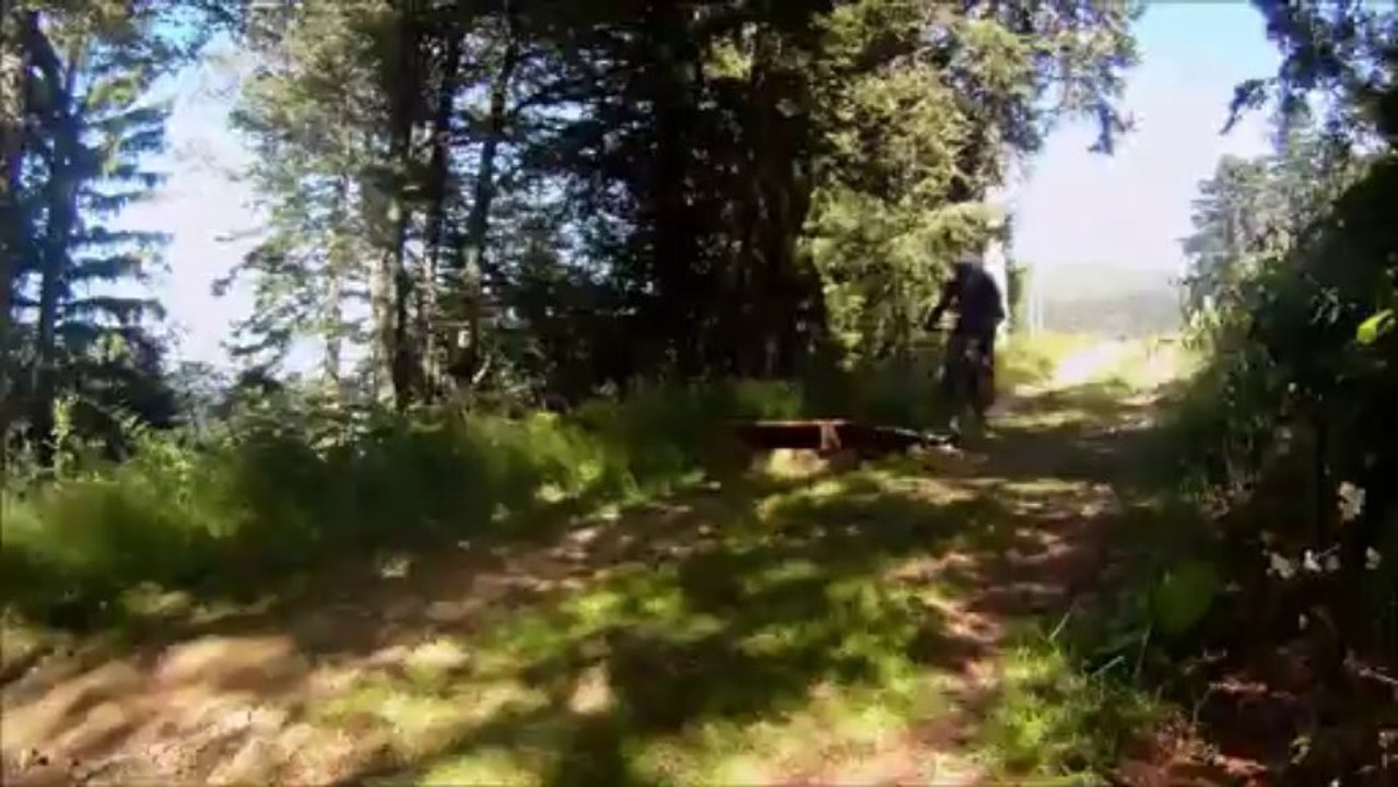 VTT de descente au Lioran