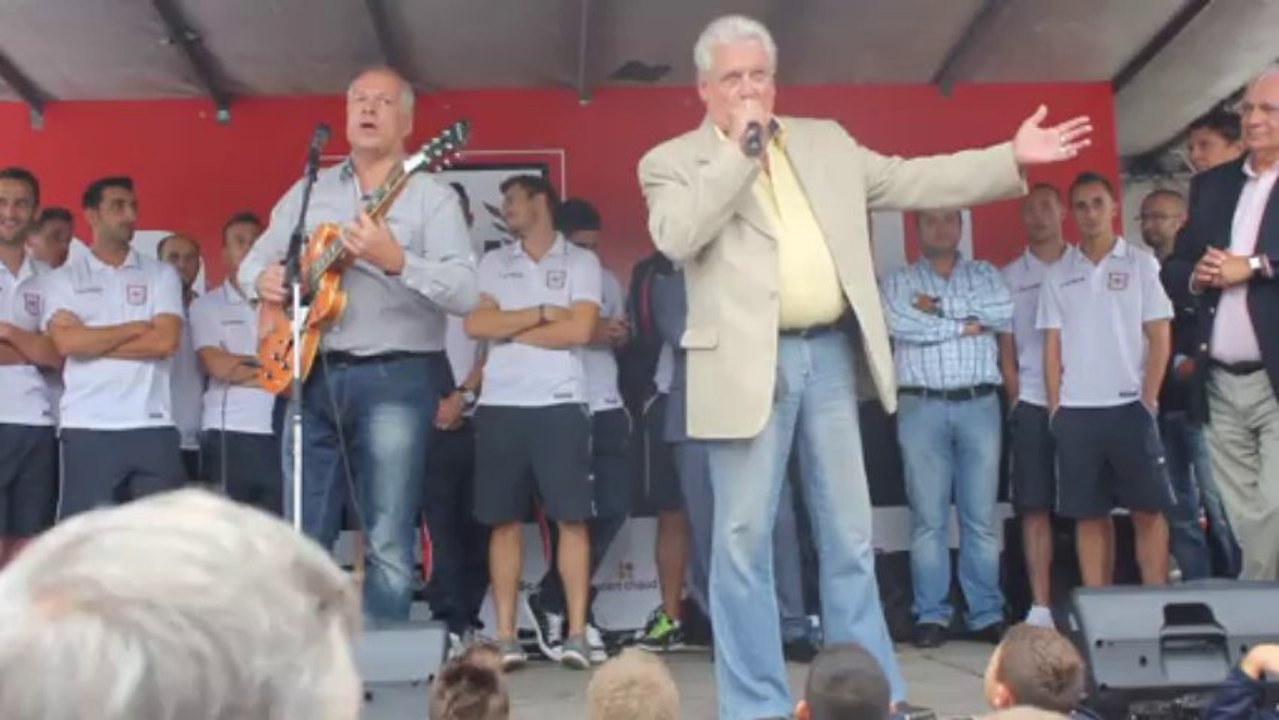 Fan Day R.F.C. Liège - Marche officielle interprétée par Jacky Valentin et Pierre Theunis