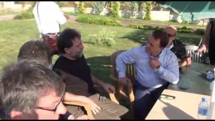 Umut Oran'dan Ahmet Hakan'a taziye ziyareti